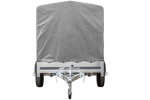 Charger l'image dans la galerie, Remorque routière avec bâche haute (110 cm), arceau (110 cm) et roue jockey 230x125 Garden Trailer 230 KIPP
