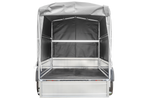 Charger l'image dans la galerie, Remorque routière avec bâche haute (110 cm), arceau (110 cm) et roue jockey 230x125 Garden Trailer 230 KIPP
